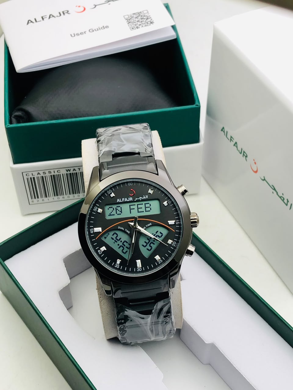 Al Fajr Mens Watch Analog and Digital