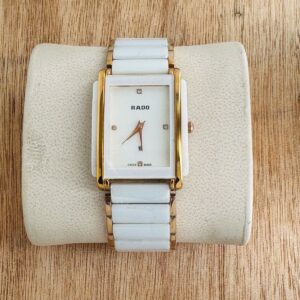Rado Ceramic Mens Rectangle Dail