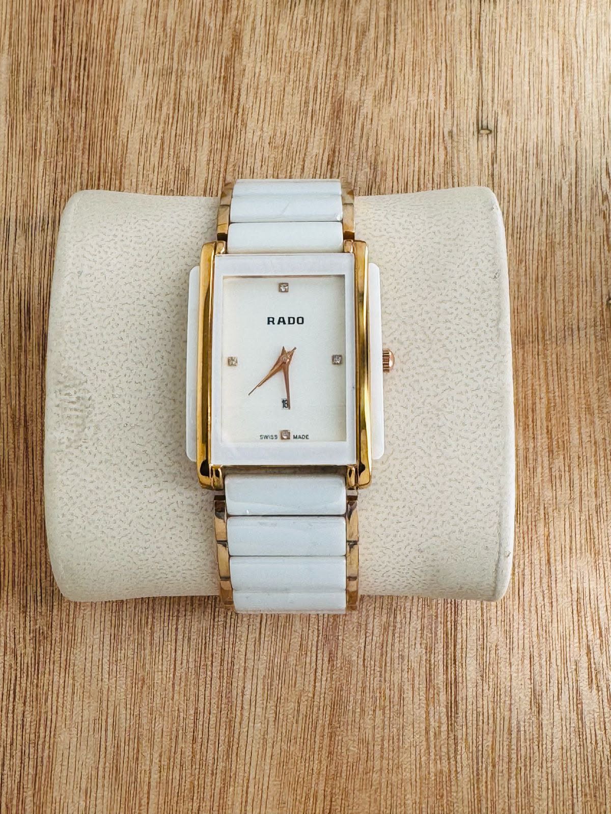 Rado Ceramic Mens Rectangle Dail