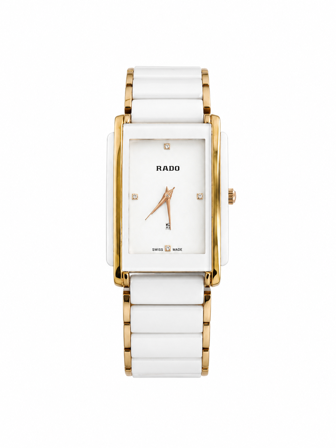 Rado Ceramic Mens Rectangle Dail