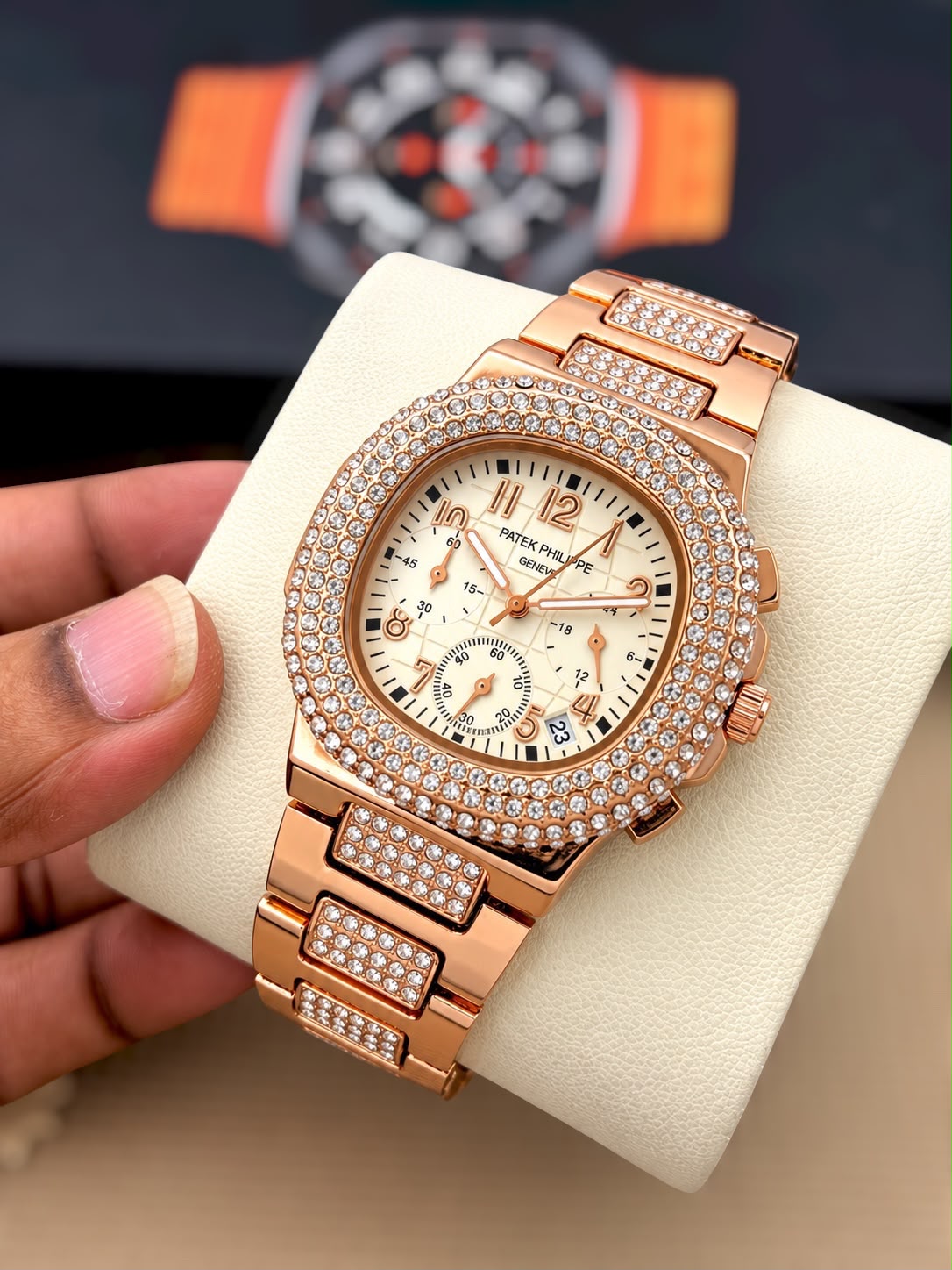 Patek Philippe Chronograph Jewellery Watch for Mens